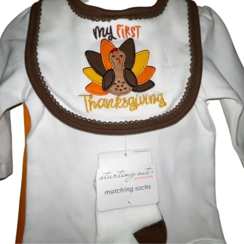🆕Starting Out Thanksgiving 4 pc set size NB
